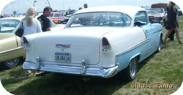 1955 Chevrolet Bel Air Sport Coupe Hardtop Coupe back